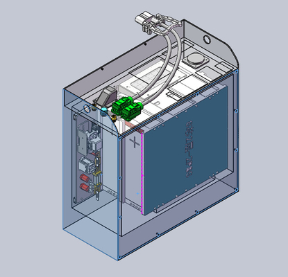 Batteria al litio verticale 24V300Ah della saldatura a laser di modo della sostituzione