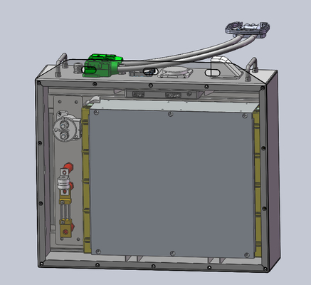25.6V150Ah ha personalizzato la batteria del fosfato del ferro del litio senza contrappeso