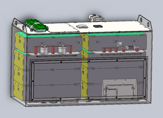 Nessun sistema di batteria al litio del blocco alimentatore del litio del contrappeso 51.2v405ah