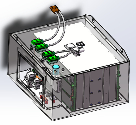 Sistemi di batterie di industriale della batteria al litio del carrello elevatore da 51,2 volt 270Ah